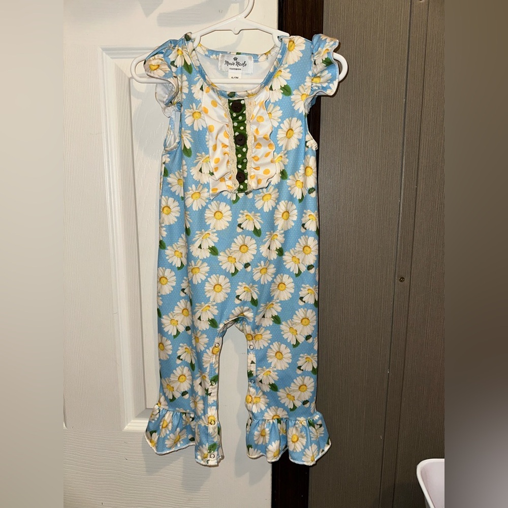 MARIE NICOLE DAISY ROMPER 6/12m EEUC - Picture 2 of 3